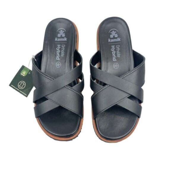 NWT KAMIK Orthlite Hybrid Sadie Slides Sz 9 + Slight flaws Store Demo - Picture 2 of 12